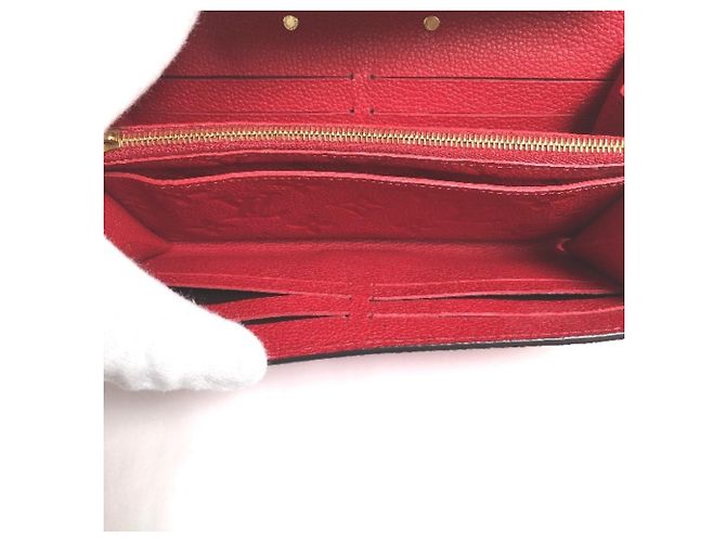 Rotes Monogramm Langgeldbörse von Louis Vuitton - Ansicht 11