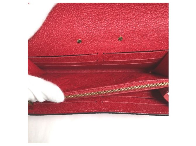 Rotes Monogramm Langgeldbörse von Louis Vuitton - Ansicht 12