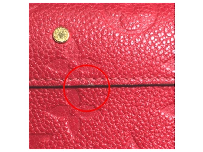 Rotes Monogramm Langgeldbörse von Louis Vuitton - Ansicht 13