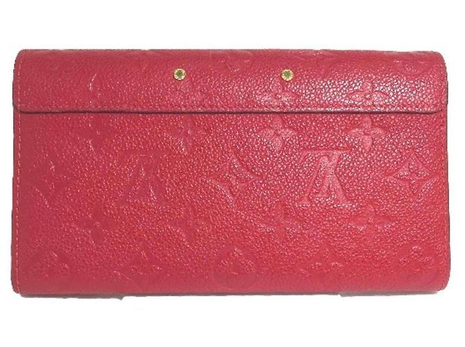 Rotes Monogramm Langgeldbörse von Louis Vuitton - Ansicht 2