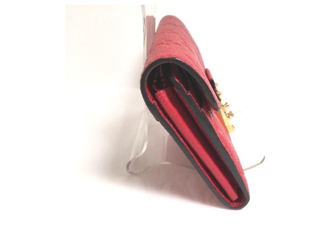 Rotes Monogramm Langgeldbörse von Louis Vuitton - Ansicht 4