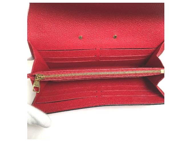 Rotes Monogramm Langgeldbörse von Louis Vuitton - Ansicht 8