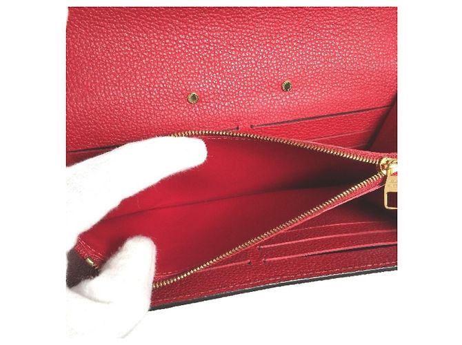 Rotes Monogramm Langgeldbörse von Louis Vuitton - Ansicht 9