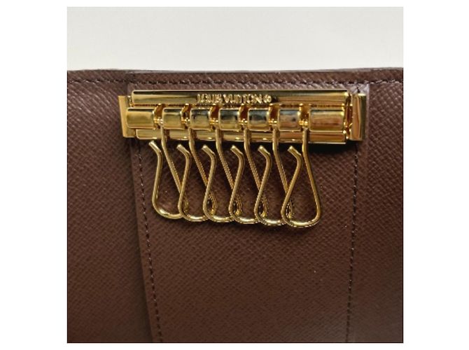 Estuche de Llaves Damier Multicle 6 de Louis Vuitton Castaño Damier ebene - vista 5