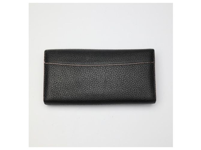 Capucines Louis Vuitton Schwarze Taurillon-Leder Bifold Lange Brieftasche - Ansicht 2