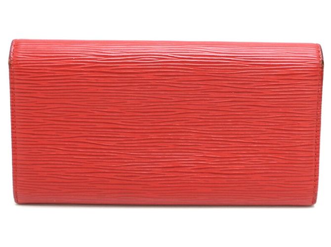 Cartera larga Louis Vuitton Epi rojo castellan Roja - vista 2