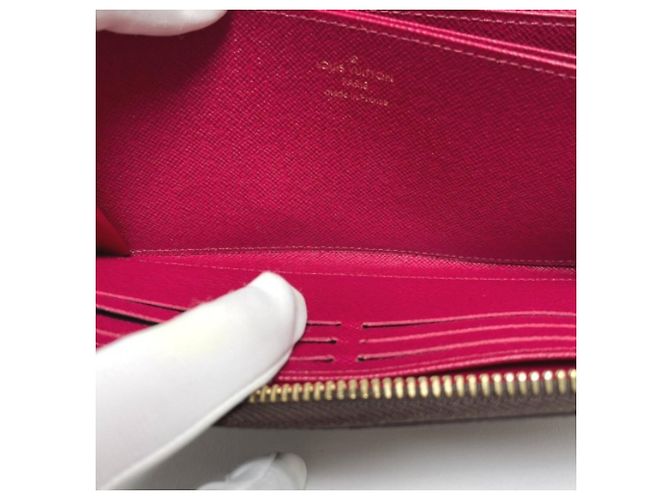 Louis Vuitton Fuchsia Long Wallet Brown Fuschia - view 10