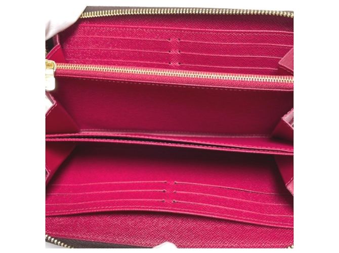 Louis Vuitton Fuchsia Long Wallet Brown Fuschia - view 5