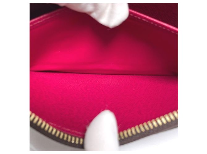 Louis Vuitton Fuchsia Long Wallet Brown Fuschia - view 7