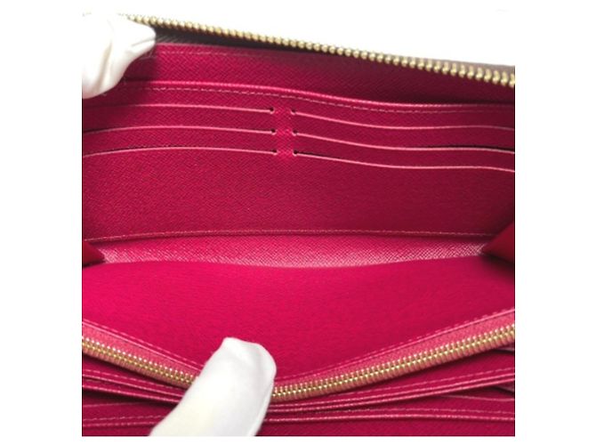 Louis Vuitton Fuchsia Long Wallet Brown Fuschia - view 8