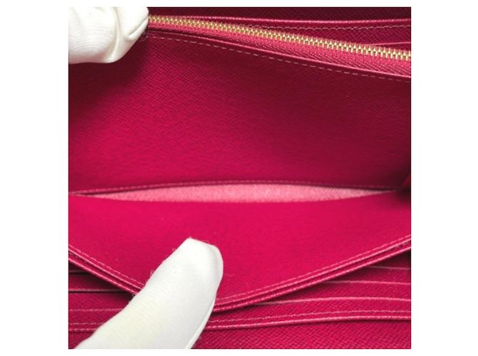 Louis Vuitton Fuchsia Long Wallet Brown Fuschia - view 9