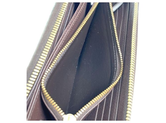 Cartera Zippy Damier marrón Louis Vuitton Castaño - vista 10