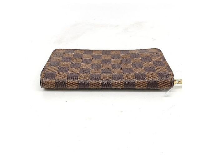 Cartera Zippy Damier marrón Louis Vuitton Castaño - vista 3