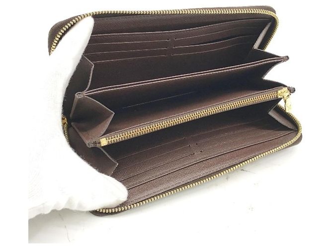 Cartera Zippy Damier marrón Louis Vuitton Castaño - vista 8