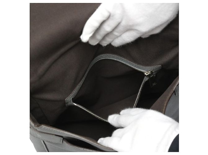 Borsa a spalla Roman MM in Taiga da uomo Louis Vuitton Marrone - vista 15