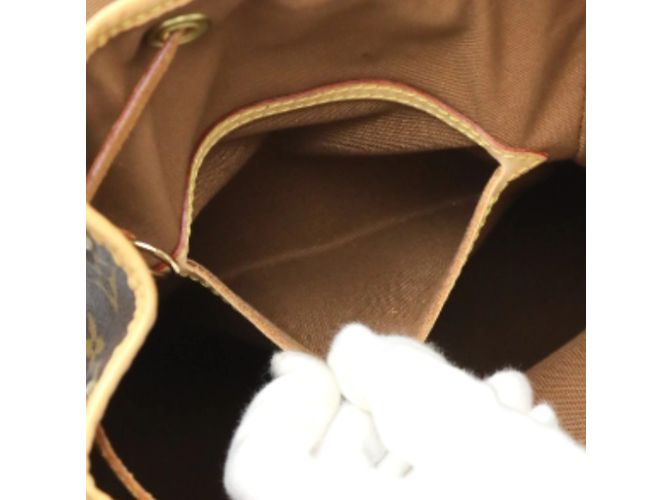 Louis Vuitton Monogram Montsouris MM Rucksack Braun - Ansicht 13