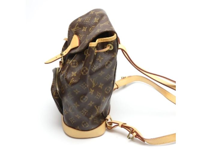 Louis Vuitton Monogram Montsouris MM Rucksack Braun - Ansicht 3