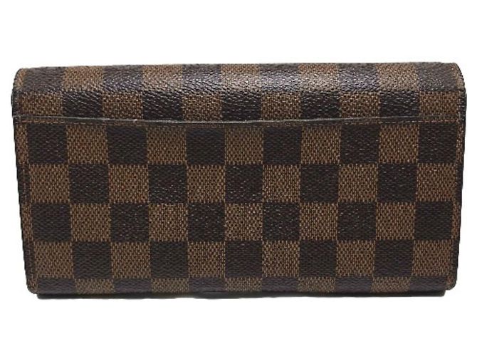 Cartera Larga Ébano Louis Vuitton Damier ebene - vista 2
