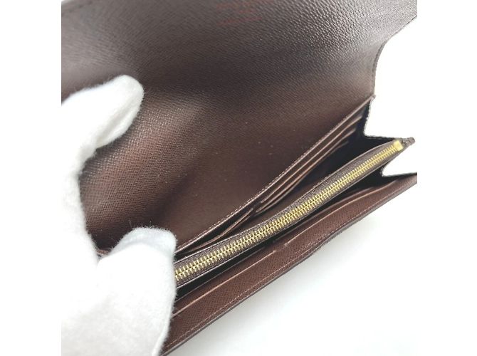 Cartera Larga Ébano Louis Vuitton Damier ebene - vista 5