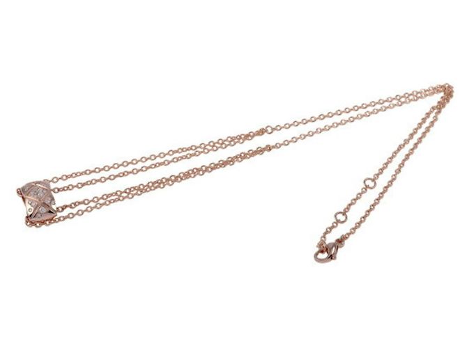 Collana Chanel Coco Crush K18PG in oro rosa - vista 2