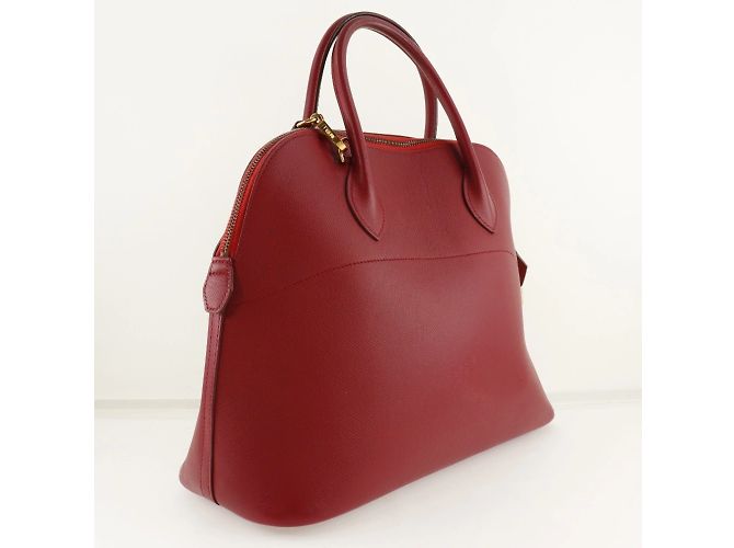 Hermès Borsa Hermes Bolide 37 in rosso Cushbel - vista 3