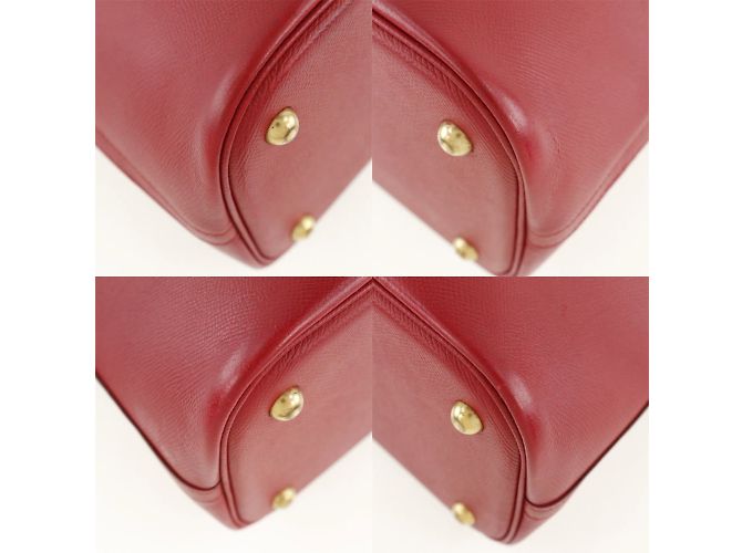 Hermès Borsa Hermes Bolide 37 in rosso Cushbel - vista 4