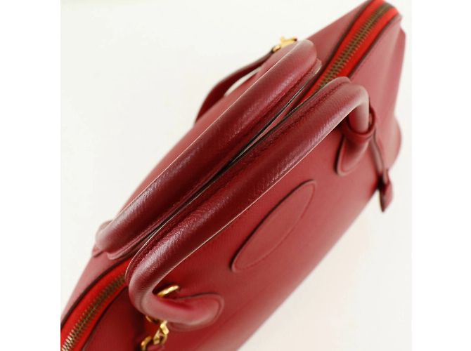 Hermès Borsa Hermes Bolide 37 in rosso Cushbel - vista 5
