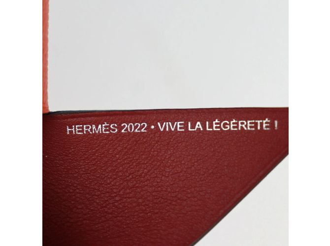 Hermès Moulin à vent Hermes Petit H Epsom Bois - vue 8