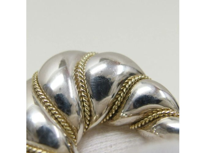 Tiffany & Co Orecchini combinati a forma di anello in corda attorcigliata Tiffany - vista 7