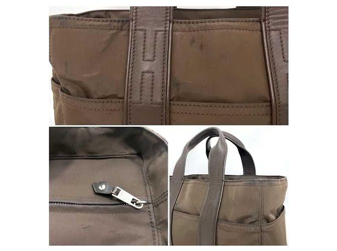 Hermès Borsa Tote PM Acapulco Hermes Marrone Argento - vista 8
