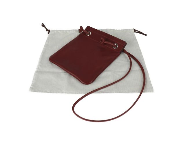 Hermès Aline Mini Schultertasche Rot - Ansicht 9