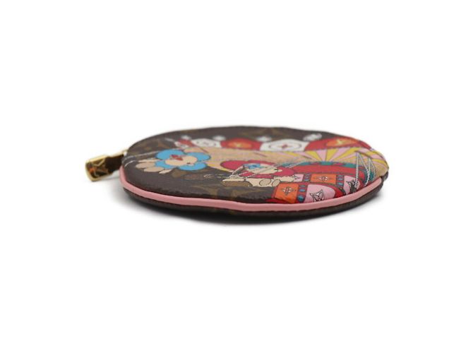 Portamonete Louis Vuitton Monogram Ron Vivienne Marrone Multicolore Monogramma - vista 4