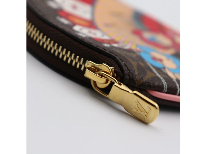 Portamonete Louis Vuitton Monogram Ron Vivienne Marrone Multicolore Monogramma - vista 6