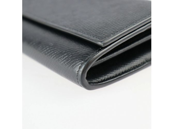 Céline Celine schwarze Kalbleder Bi-Fold Geldbörse - Ansicht 5