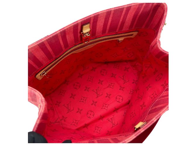 Borsa tote Louis Vuitton Plan Soleil Cabas PM M94146 Rosso - vista 2
