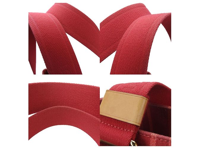 Borsa tote Louis Vuitton Plan Soleil Cabas PM M94146 Rosso - vista 5