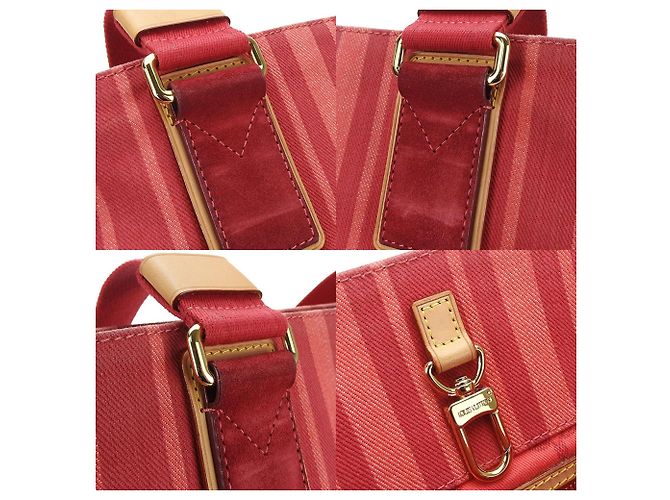 Borsa tote Louis Vuitton Plan Soleil Cabas PM M94146 Rosso - vista 6