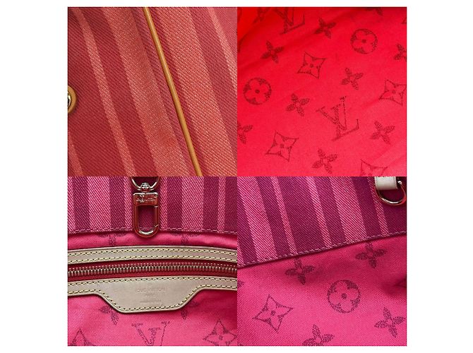 Borsa tote Louis Vuitton Plan Soleil Cabas PM M94146 Rosso - vista 7