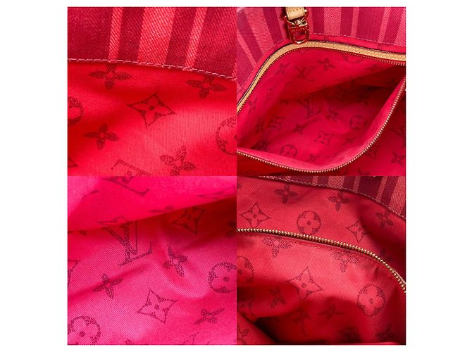Borsa tote Louis Vuitton Plan Soleil Cabas PM M94146 Rosso - vista 8