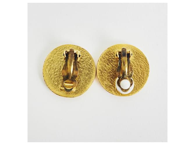 Orecchini Earcuff Chanel Coco Nero Arancione - vista 3
