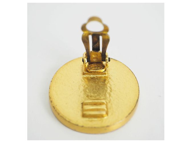 Orecchini Earcuff Chanel Coco Nero Arancione - vista 4