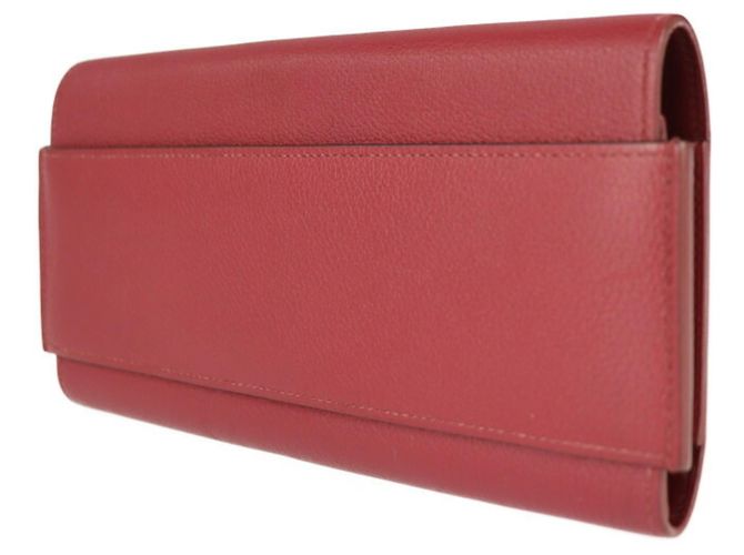 Hermès Hermes Passan Lang Wallet in Rouge Grenat Rot - Ansicht 2