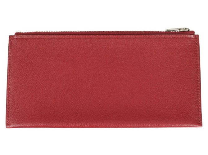 Hermès Hermes Passan Lang Wallet in Rouge Grenat Rot - Ansicht 5