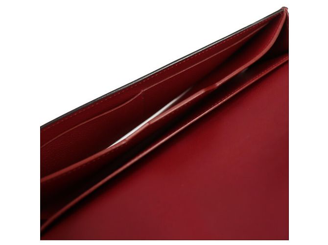 Hermès Hermes Passan Lang Wallet in Rouge Grenat Rot - Ansicht 6
