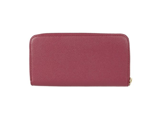 Bulgari Bvlgari Amethyst Leder-Münzgeldbörse Pink Lila - Ansicht 3