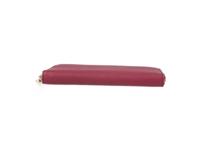 Bulgari Bvlgari Amethyst Leder-Münzgeldbörse Pink Lila - Ansicht 4