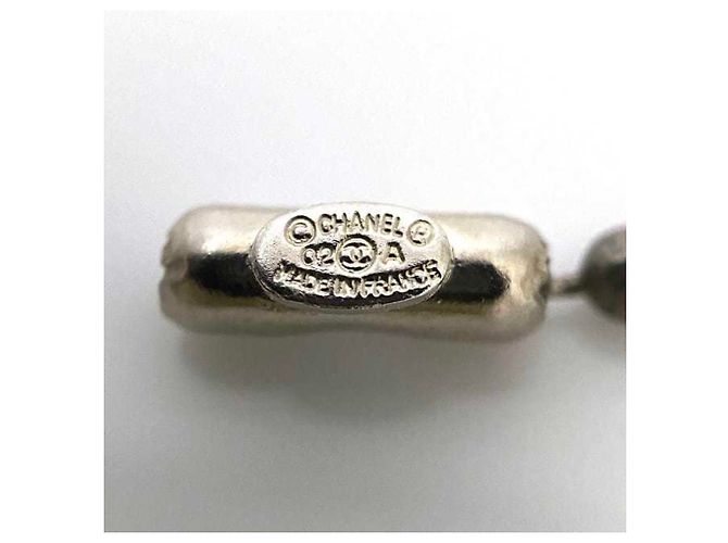 Collana lunga Chanel Mademoiselle Doll Argento Blu - vista 9