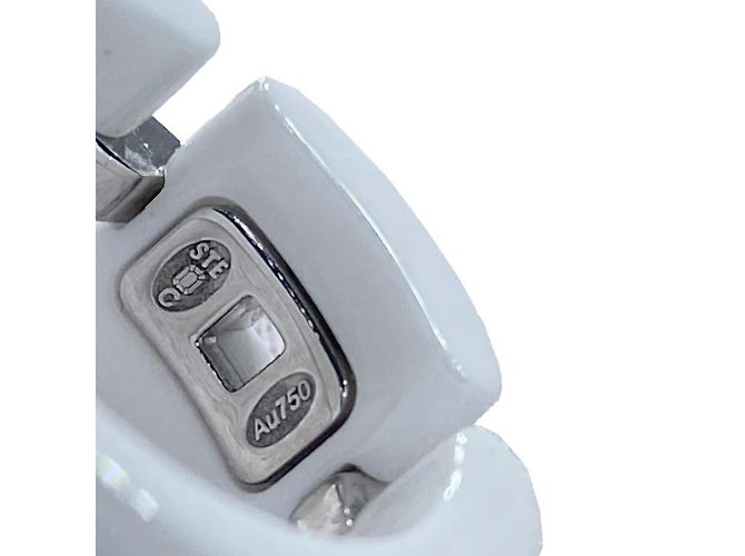 Anello Ultra Chanel in ceramica bianca e oro bianco 18K D'oro - vista 8
