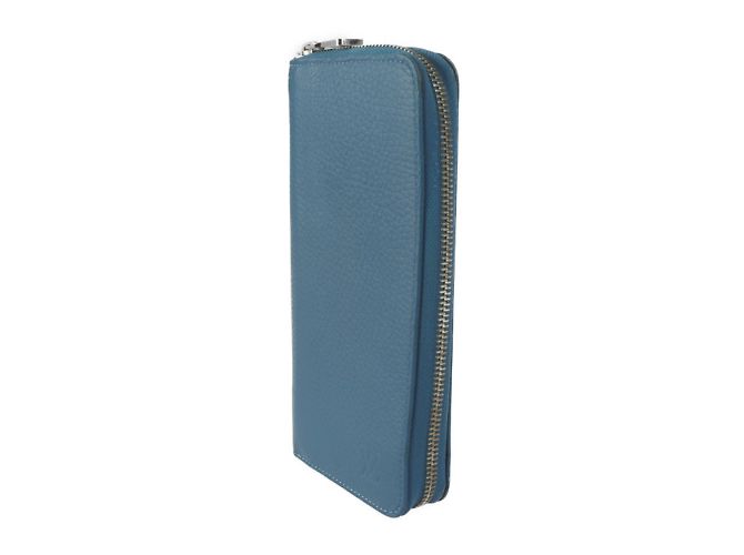 Cartera Zippy Vertical Larga Louis Vuitton Azul - vista 2