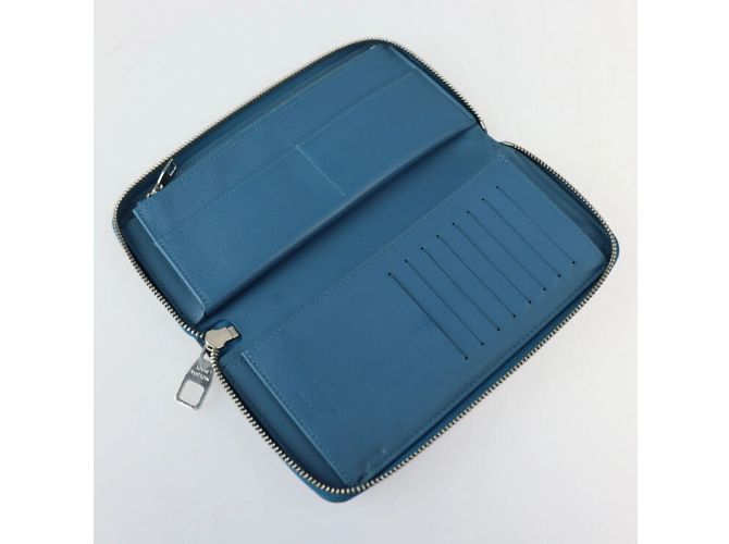 Cartera Zippy Vertical Larga Louis Vuitton Azul - vista 6